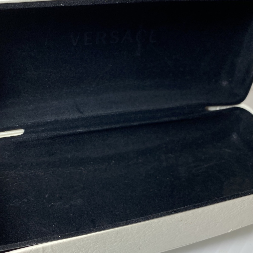 Versace Sunglasses Hard Shell Protective White Ca… - image 8